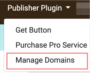 Manage Domains